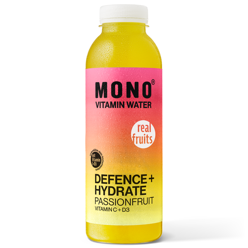 DEFENCE + HYDRATE Vitamin Water Flasche