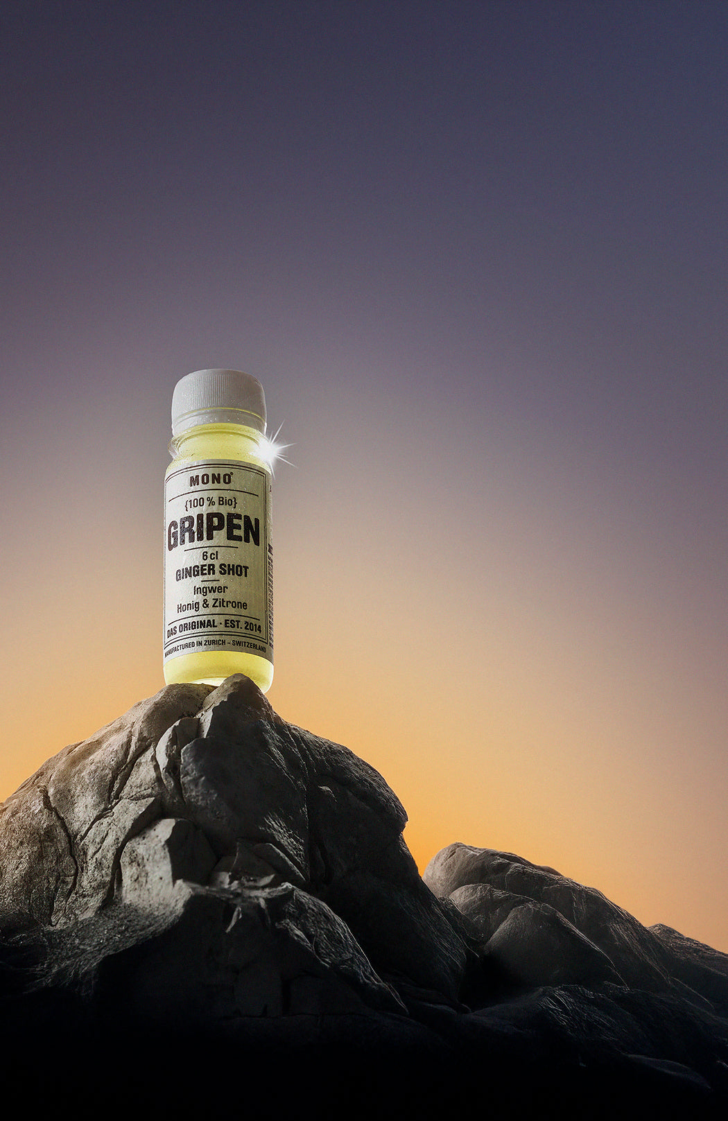 GRIPEN Ingwer Shot hero banner mobile