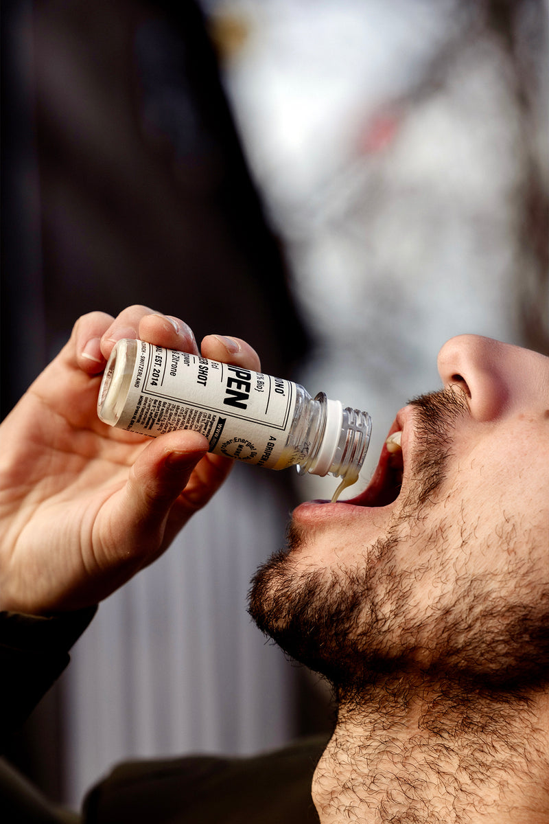 GRIPEN Ingwer Shot Instagram drink beard