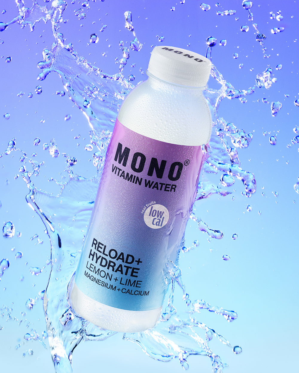 RELOAD + HYDRATE Vitamin Water splash
